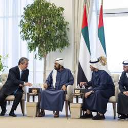 لقاء رئيس الدولة وحاكم دبي ورئيس حكومة كردستان العراق