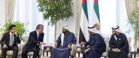 لقاء رئيس الدولة وحاكم دبي ورئيس حكومة كردستان العراق