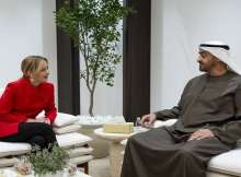الرئيس الإماراتي ورئيسة وزراء إيطاليا