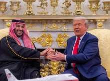 دونالد ترامب والأمير محمد بن سلمان