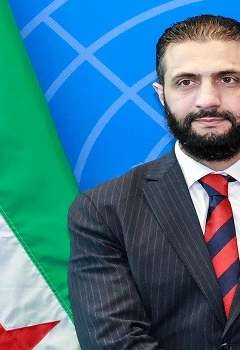 الرئيس السوري أحمد الشرع