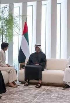 حضور علييف وطحنون بن زايد.. 