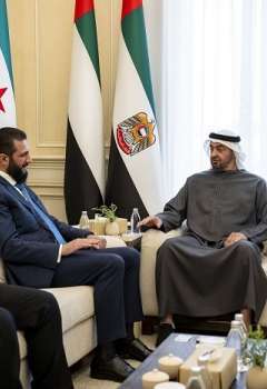 لقاء الرئيسين الإماراتي والسوري