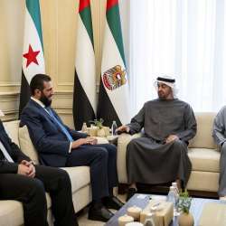 لقاء الرئيسين الإماراتي والسوري