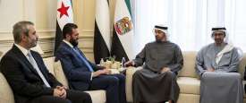 لقاء الرئيسين الإماراتي والسوري