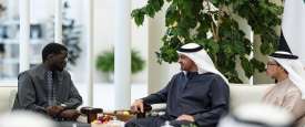 رئيس الإمارات ورئيس السنغال