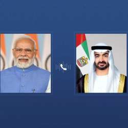 الرئيس الإماراتي ورئيس وزراء الهند