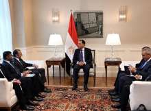 مدبولي مع وفد شركة شيفرون
