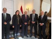 استقبال القنصل العام لأعضاء الجالية المصرية