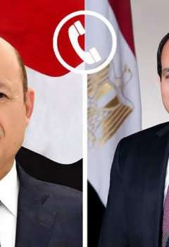 الرئيس المصري ورشاد العليمي