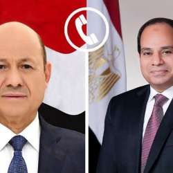 الرئيس المصري ورشاد العليمي