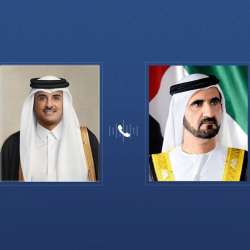 حاكم دبي وأمير قطر