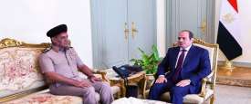 الرئيس المصري ووزير الدفاع