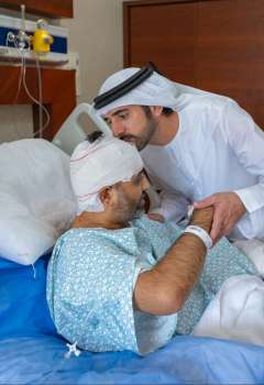 الشيخ حمدان بن محمد يزور سميت ماتشهار 