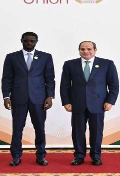 الرئيس المصري ونظيره السنغالي