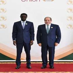 الرئيس المصري ونظيره السنغالي