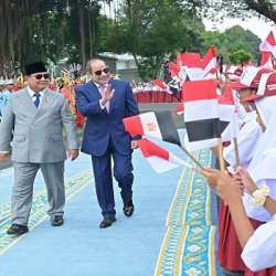 الرئيس السيسي ونظيره الإندونيسي