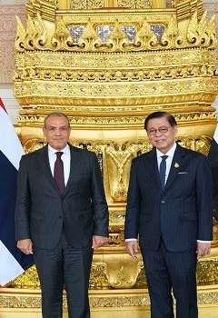 وزيرا خارجية تايلاند ومصر