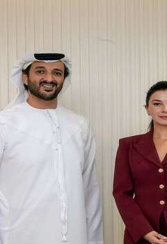 معالي عبدالله بن طوق المري و معالي مريم كفريفيشفيلي