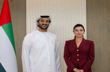معالي عبدالله بن طوق المري و معالي مريم كفريفيشفيلي