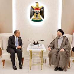 عمار الحكيم وبدر عبدالعاطي