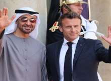 الرئيس إيمانويل ماكرون والشيخ محمد بن زايد - أرشيفية