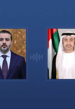 وزيرا خارجية الإمارات وسوريا