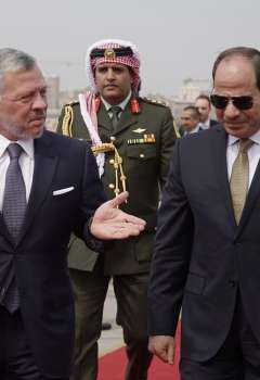 الرئيس السيسي والملك عبدالله