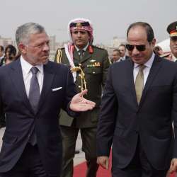 الرئيس السيسي والملك عبدالله