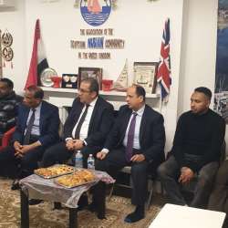 زيارة القنصل العام المصري لأبناء النوبة