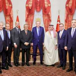 لقاء وزراء الخارجية مع أردوغان