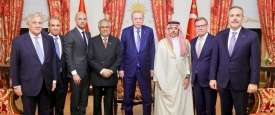 لقاء وزراء الخارجية مع أردوغان