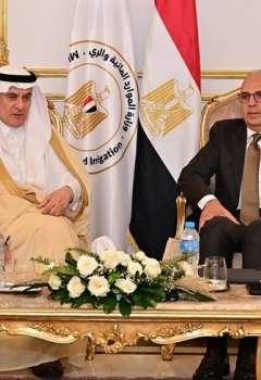 وزيرا الري المصري والسعودي