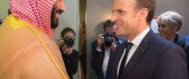 الأمير محمد بن سلمان بن عبدالعزيز و ماكرون 