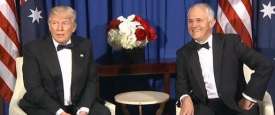 ترامب ورئيس وزراء أستراليا