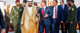 ملك الأردن والشيخ محمد بن راشد