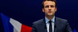 الرئيس الفرنسي ايمانويل ماكرون  