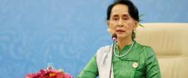  زعيمة ميانمار المدنية أونج سان سو كي