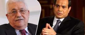 محمود عباس والرئيس السيسى