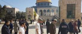 طلاب ومستوطنون يهود يقتحمون الأقصى (صورة أرشيفية)