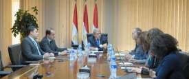 استقبال وزير المالية المصري لوفد من المنظمة الدولية الفرانكفونية