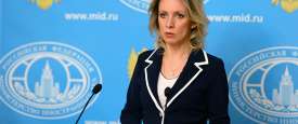 المتحدثة باسم الخارجية الروسية ماريا زاخاروفا