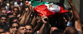 جنازة أحد الشهداء الفلسطينيين