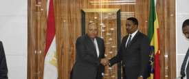  وزير الخارجية المصرى مع نظيره الإثيوبي