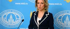ماريا زاخاروفا المتحدثة باسم وزارة الخارجية الروسية