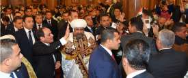 أقباط مصر يحتفلون بعيد الميلاد بحضور السيسي 