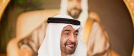 محمد بن زايد يستقبل وزير الخارجية الايطالي.