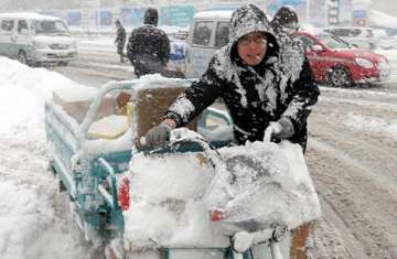 تساقط الثلوج في الصين