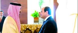 محمد بن زايد و الرئيس المصري