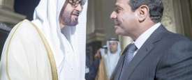 الشيخ محمد بن راشد يستقبل السيسى